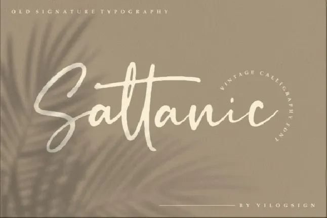 Sattanic Script font