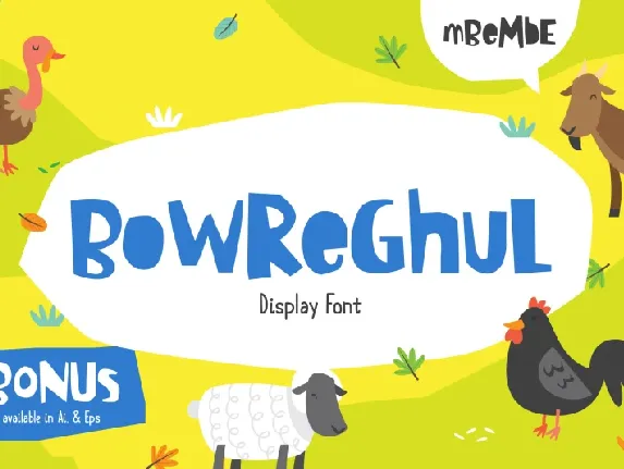 Bowreghul Display font