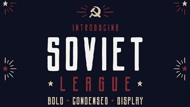 Soviet League Typeface font