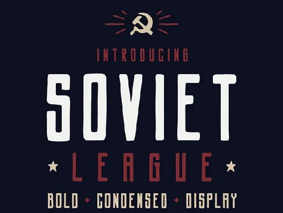 Soviet League Typeface font