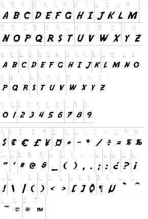 Adventure font