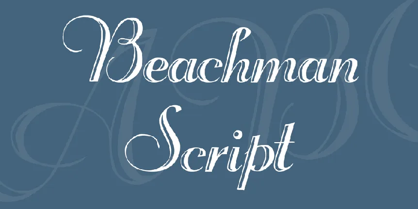 Beachman Script font