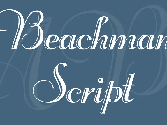 Beachman Script font