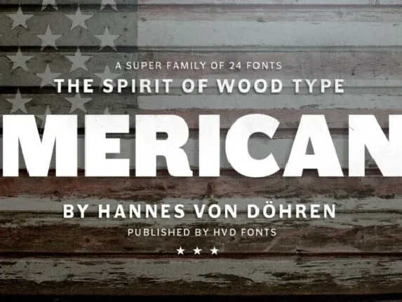 Americane Family font