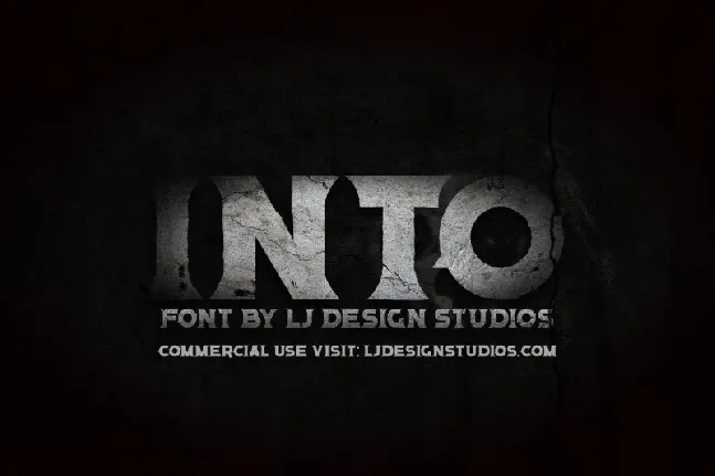 Into font