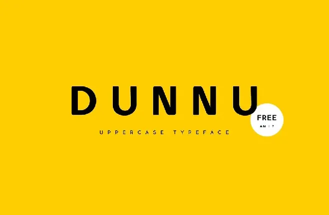 Dunnu font