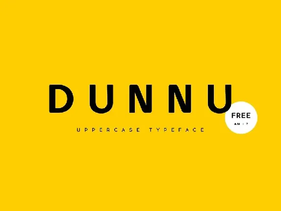 Dunnu font