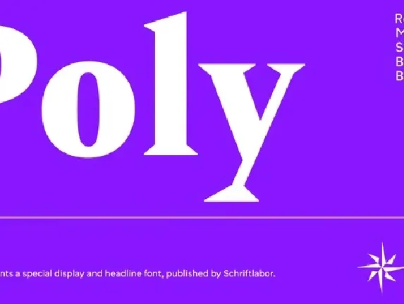 Poly Family font