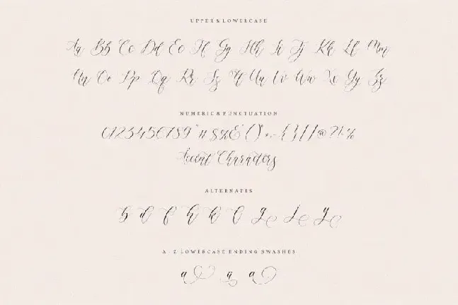 Felmora Calligraphy font