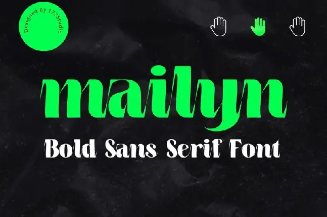 Mailyn Display font