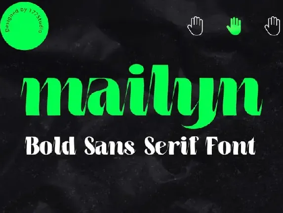 Mailyn Display font