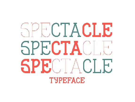 Spectacle Typeface font