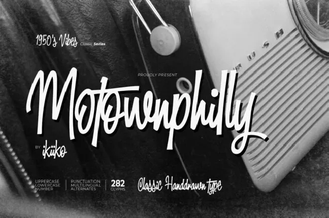 Motownphilly font