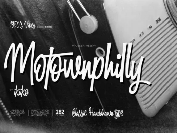 Motownphilly font