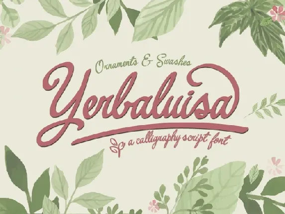 Yerbaluisa Free font