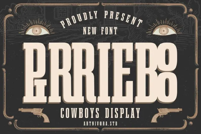 Pirrieboo font