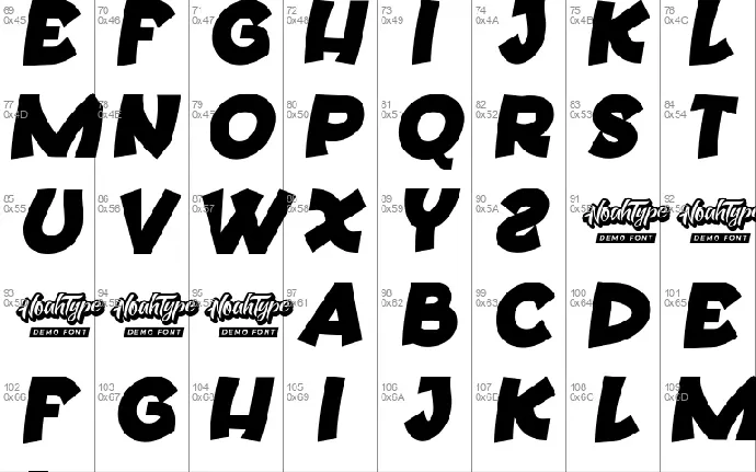 DuckSoundDemo font