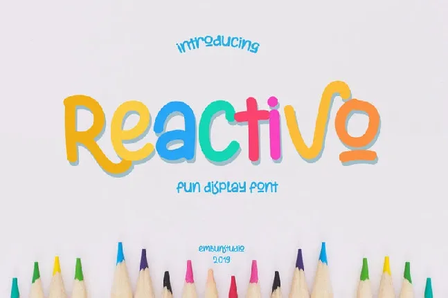 Reactivo Fun Display font