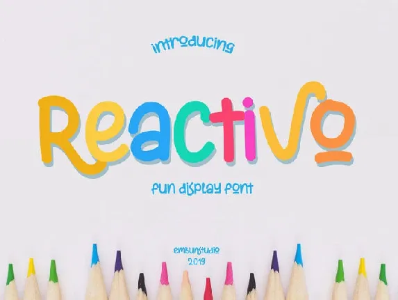 Reactivo Fun Display font