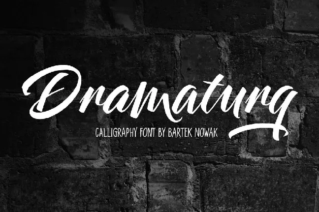 Dramaturg font