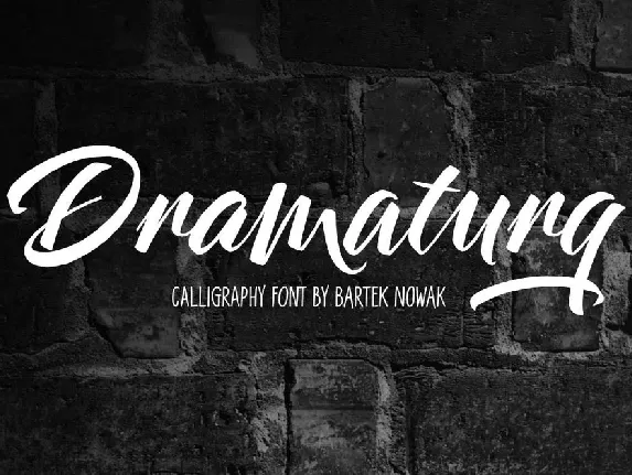 Dramaturg font