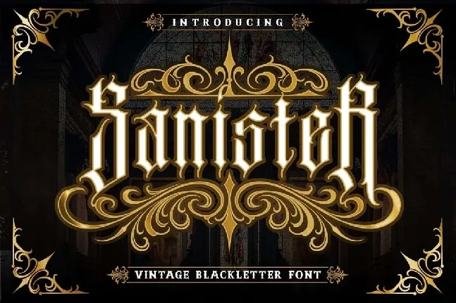 Sanister font