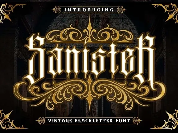 Sanister font