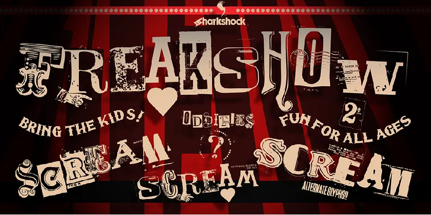 Freakshow font