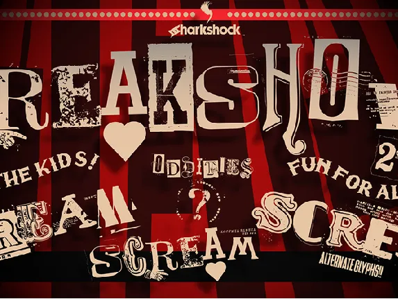 Freakshow font