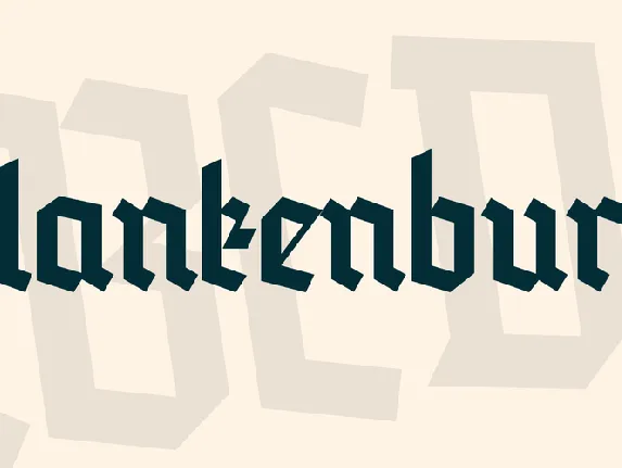 Blankenburg font