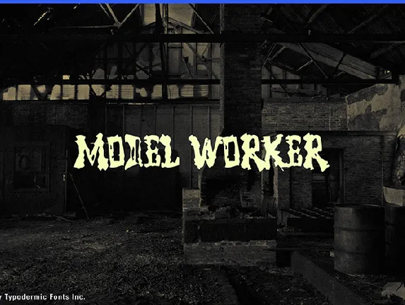 Model Worker font