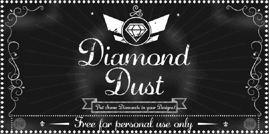 Diamond Dust font