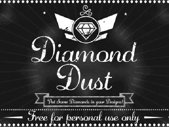 Diamond Dust font