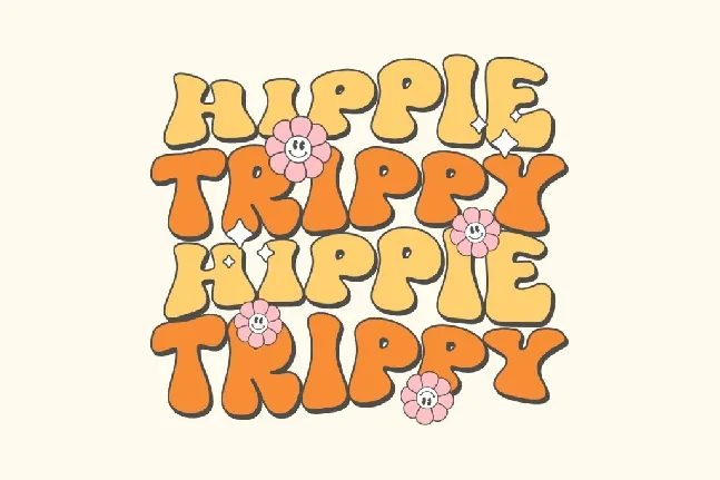 Funky Flower font