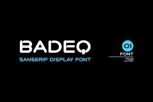 Badeq font