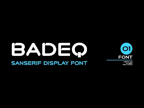 Badeq font