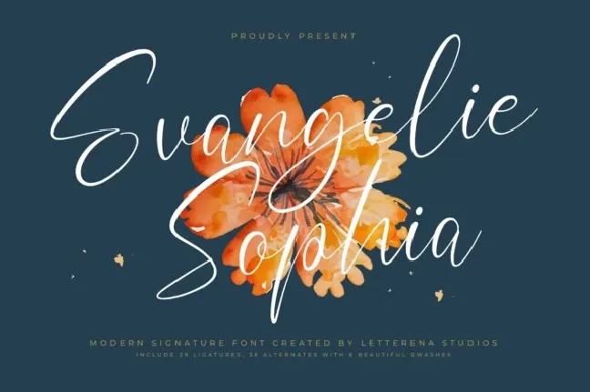 Evangelie Sophia font