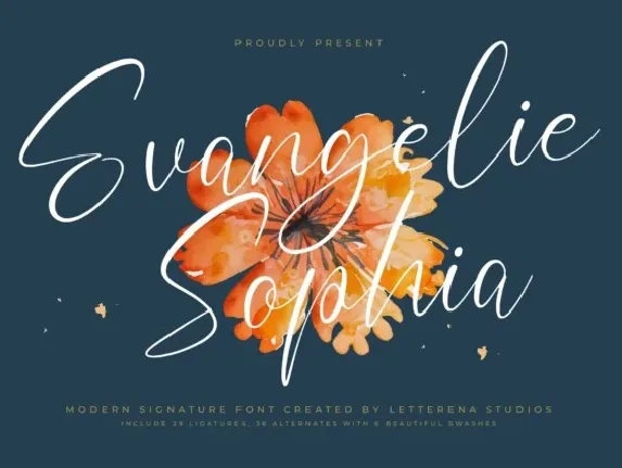 Evangelie Sophia font