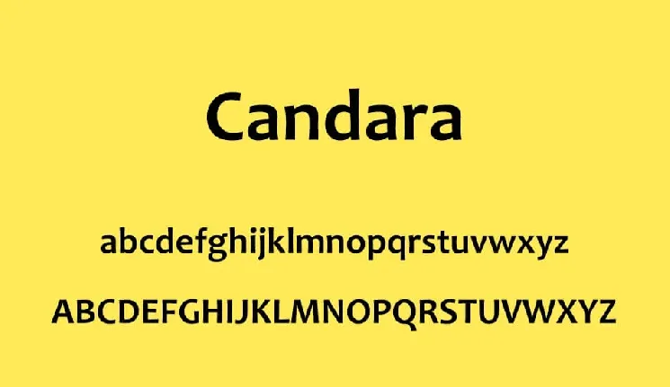 Candara font