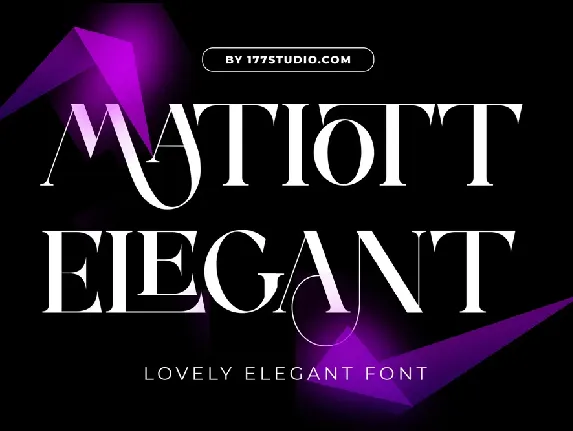 Matiott Elegant font