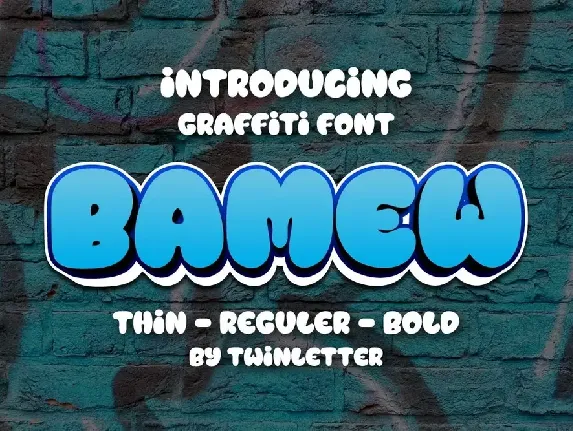 BAMEW font