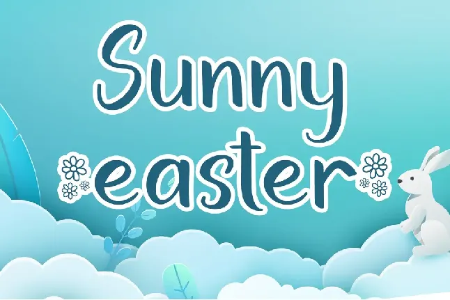 Sunny Easter font