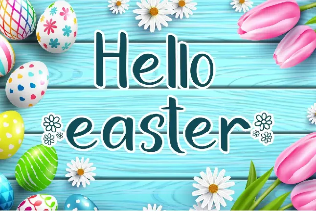 Sunny Easter font