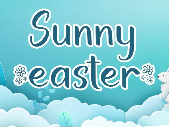 Sunny Easter font