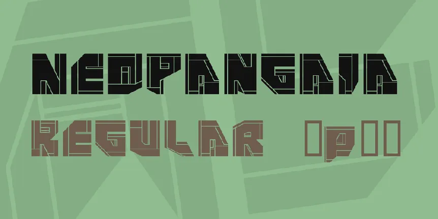 NeoPangaia font