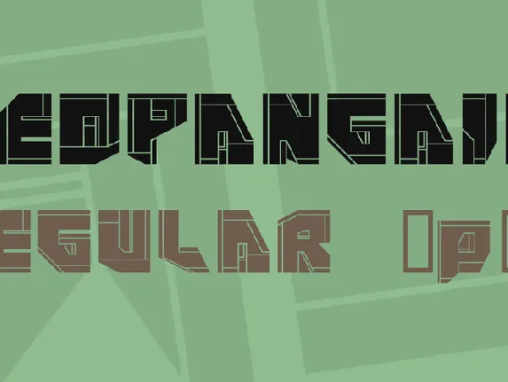 NeoPangaia font