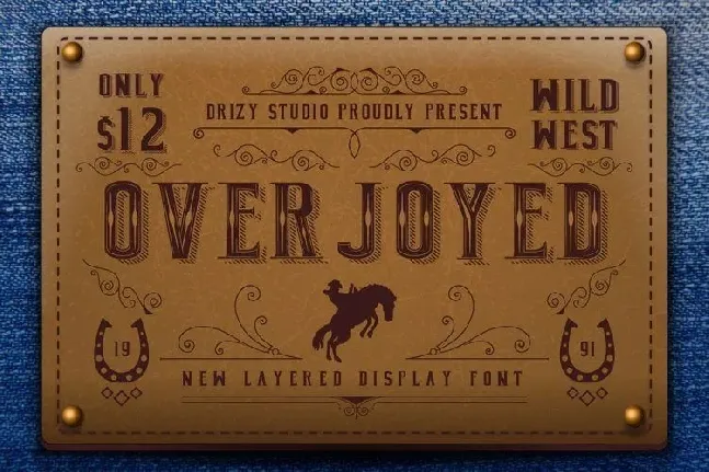 overjoyed font