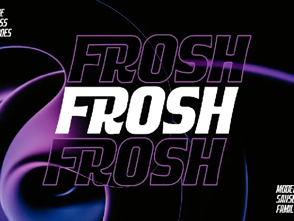 Frosh font