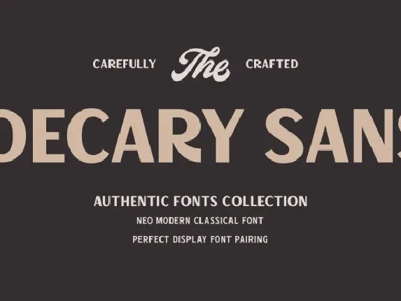 Decary Sans Family font