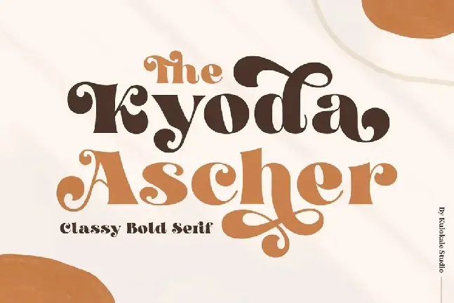 Kyoda Ascher font